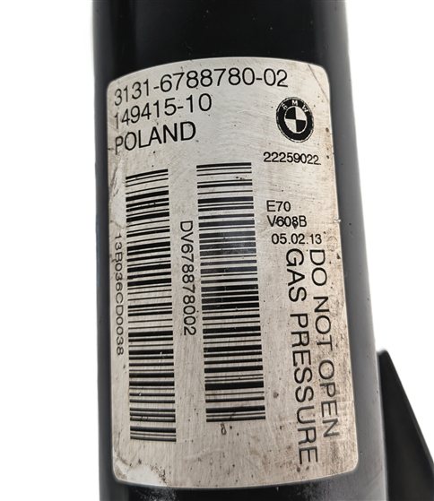 Thumbnail 5: 2007-2013 BMW X5 (E70) FRONT LEFT & RIGHT STANDARD SUSPENSION SHOCK STRUT SET