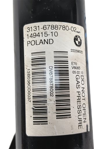 Thumbnail 6: 2007-2013 BMW X5 (E70) FRONT LEFT & RIGHT STANDARD SUSPENSION SHOCK STRUT SET