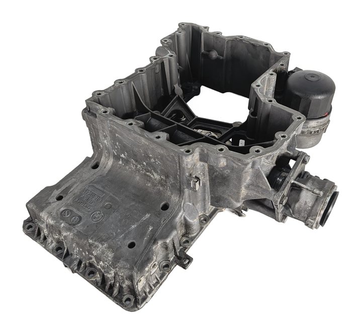 08-17 BMW X5 X5M X6 X6M (E70 E71 E72) 4.4L N63 V8 ENGINE UPPER OIL PAN CRADLE