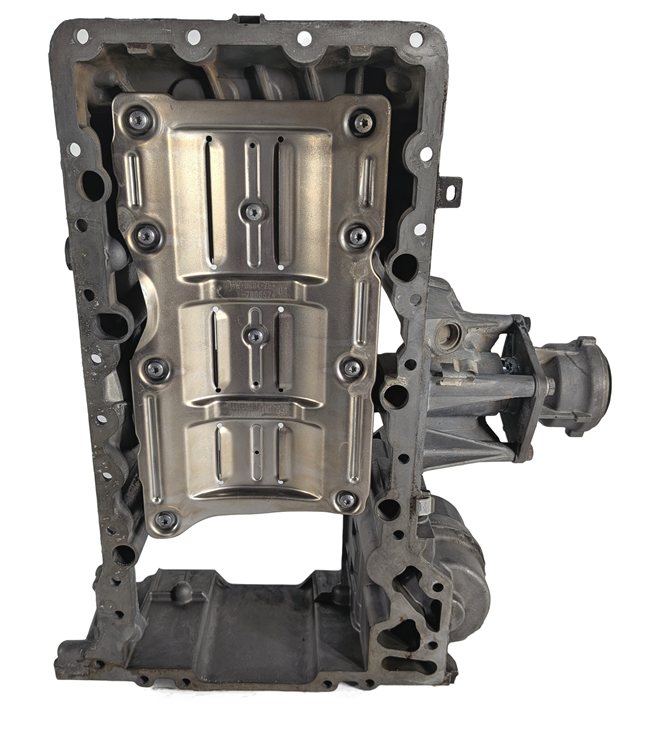 Thumbnail 5: 08-17 BMW X5 X5M X6 X6M (E70 E71 E72) 4.4L N63 V8 ENGINE UPPER OIL PAN CRADLE