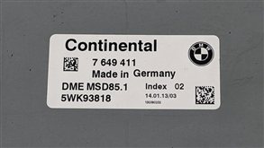 Thumbnail 5: 2008-2013 BMW X5 X6 (E70 E71) 4.4L V8 MOTOR TWIN TURBO ENGINE CONTROL MODULE