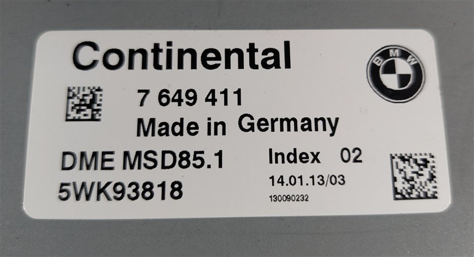 Thumbnail 6: 2008-2013 BMW X5 X6 (E70 E71) 4.4L V8 MOTOR TWIN TURBO ENGINE CONTROL MODULE