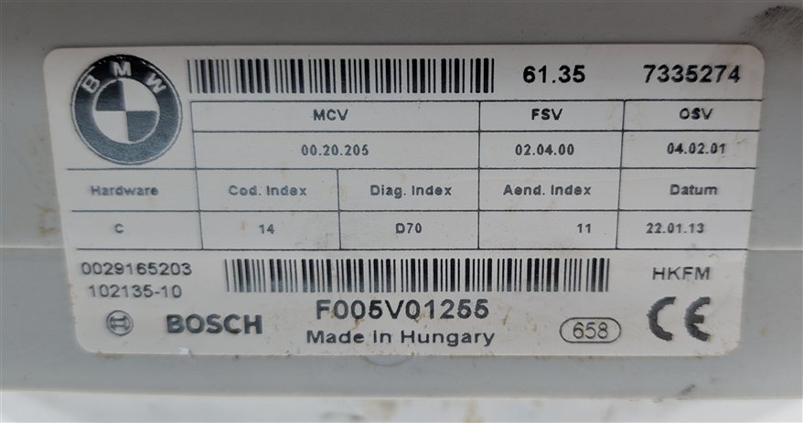 Thumbnail 4: 08-14 BMW X6 X6M (E71) REAR TRUNK LIFT HATCH GATE DOOR LIFTGATE CONTROL MODULE
