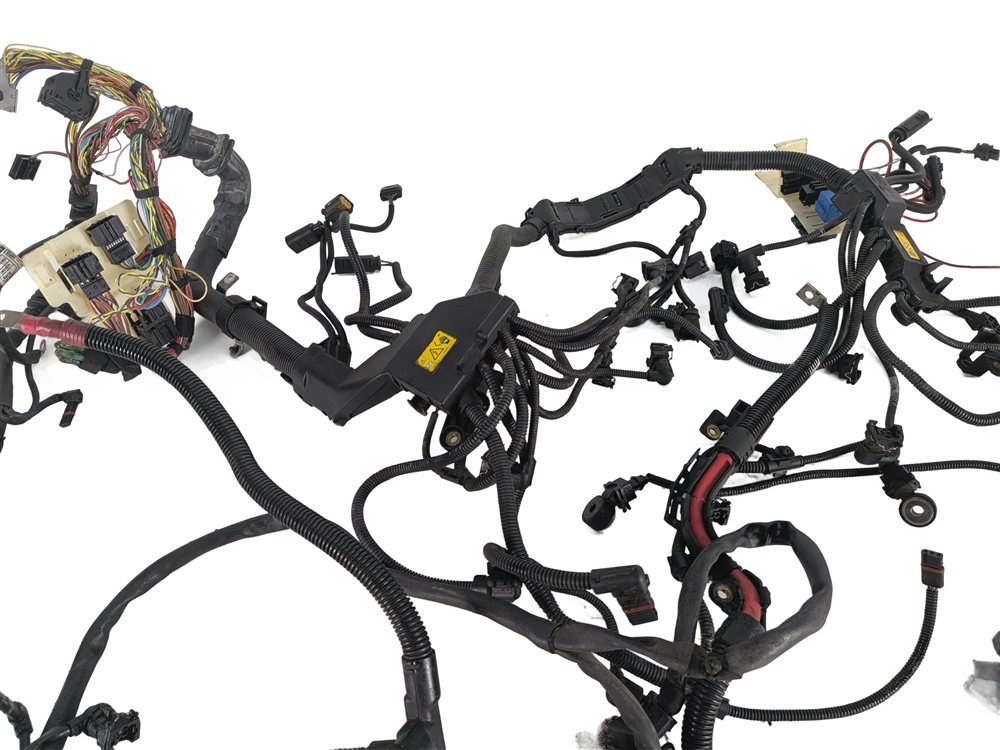 Thumbnail 4: 2013 BMW X5 E70 4.4L N63 ENGINE MOTOR WIRE WIRING HARNESS LOOM 12517646742