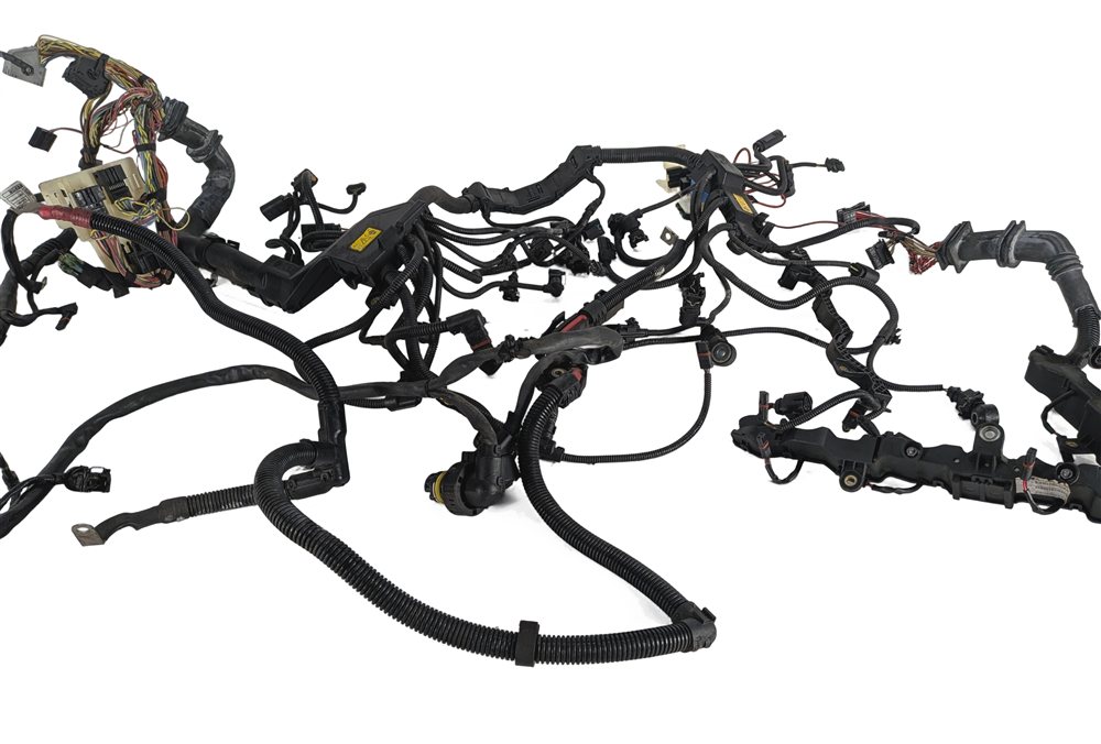Thumbnail 5: 2013 BMW X5 E70 4.4L N63 ENGINE MOTOR WIRE WIRING HARNESS LOOM 12517646742