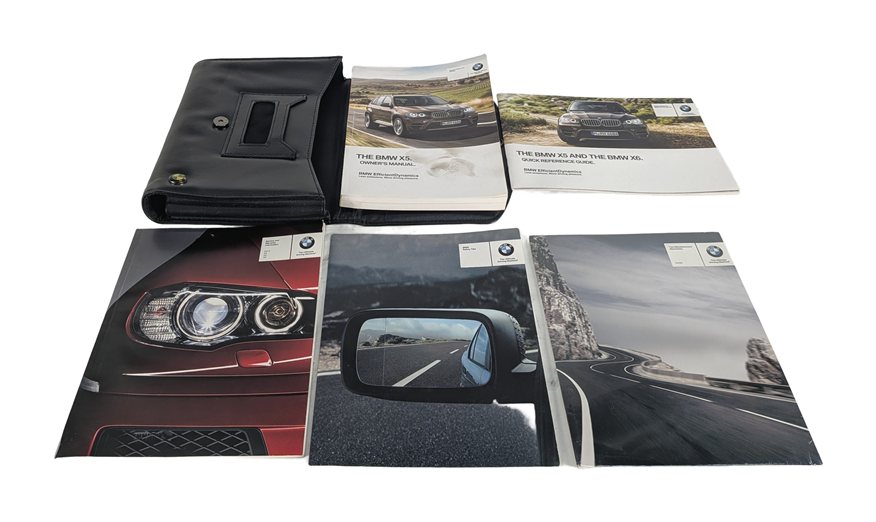 2013 BMW X5 (E70) 4.4L OWNER'S MANUAL BOOKLET GUIDE BOOK SET