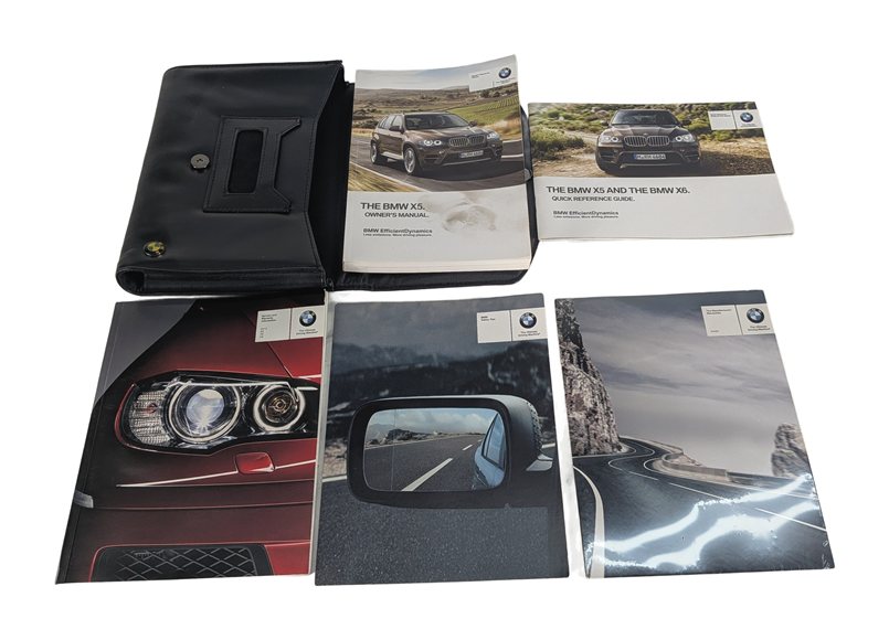 Thumbnail 2: 2013 BMW X5 (E70) 4.4L OWNER'S MANUAL BOOKLET GUIDE BOOK SET