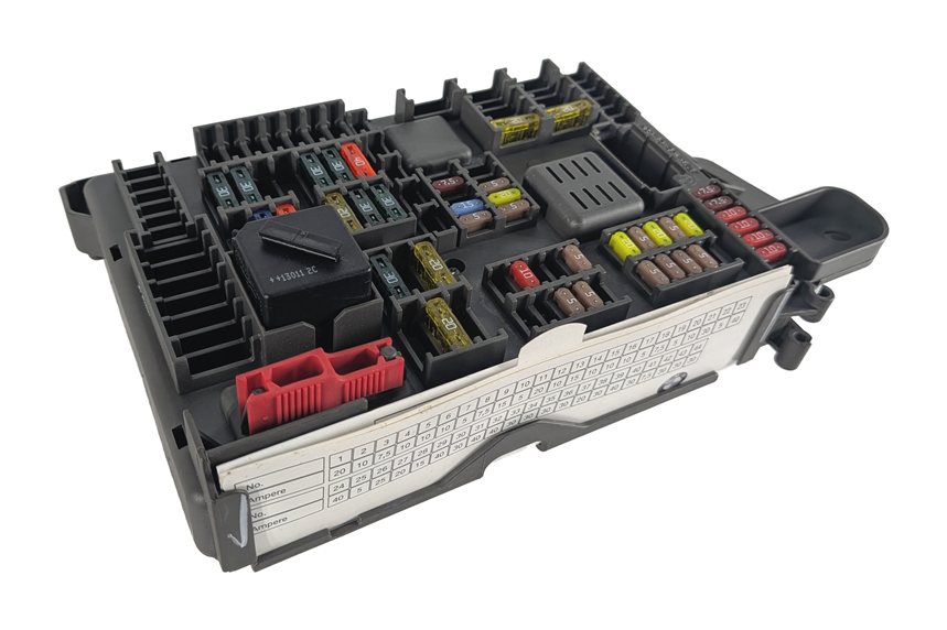 07-14 BMW X5 X6 E70 E71 REAR TRUNK POWER DISTRIBUTION FUSE BOX MODULE 6931687