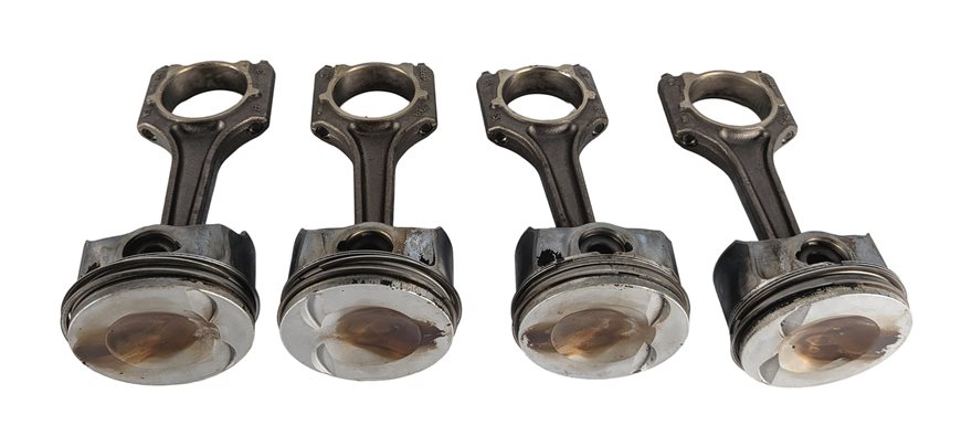 Thumbnail 1: 2015-2018 AUDI Q3 (8U) 2.0L CCTA TURBO ENGINE PISTON w/ CONNECTING ROD SET/4
