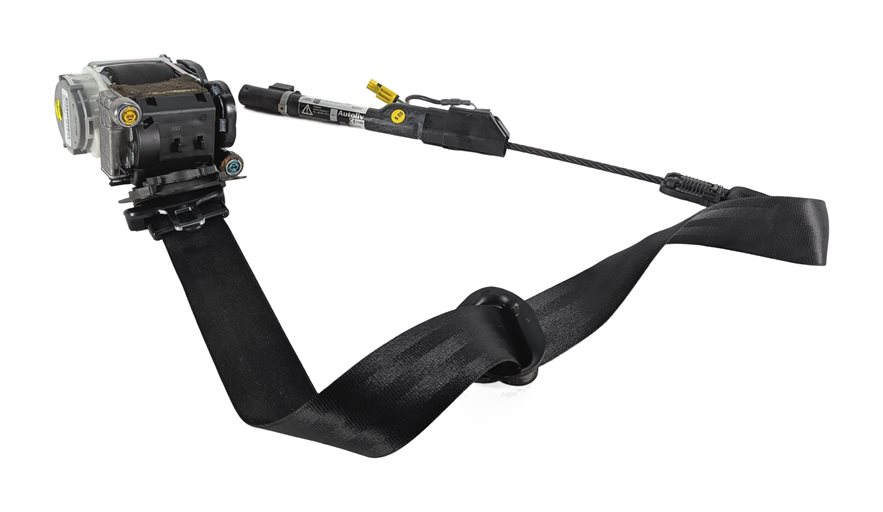 2015-2018 AUDI Q3 (8U) RIGHT FRONT PASSENGER SEAT SEATBELT RETRACTOR (Black)