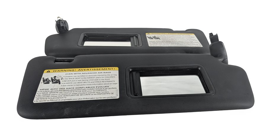 Thumbnail 2: 2015-2023 AUDI Q3 (8U) FRONT LEFT & RIGHT SUNVISOR SUN VISOR SET-2 (Black)