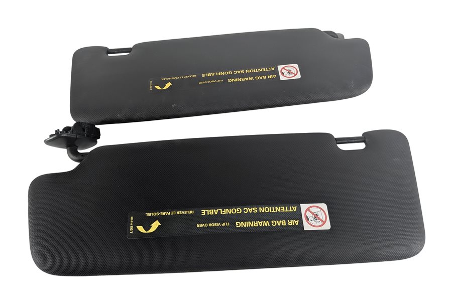 Thumbnail 4: 2015-2023 AUDI Q3 (8U) FRONT LEFT & RIGHT SUNVISOR SUN VISOR SET-2 (Black)