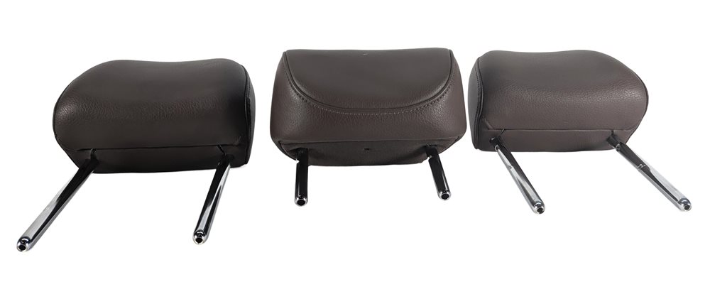 Thumbnail 2: 2015-2018 AUDI Q3 (8U) REAR LEFT RIGHT CENTER SEAT HEADREST SET/3 (Brown)