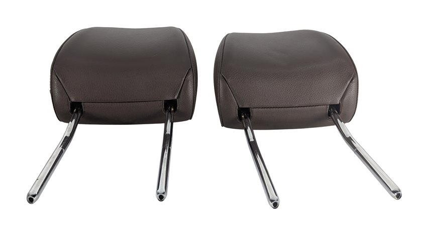 13-17 AUDI Q3 Q5 SQ5 (B8 8R 8U) FRONT LEFT & RIGHT SEAT HEADREST SET-2 (Brown)