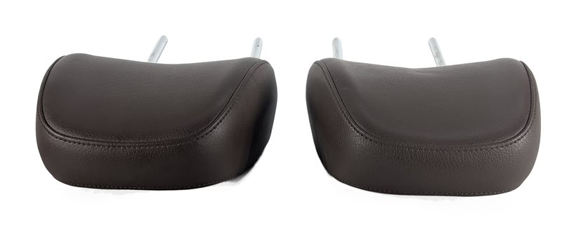 Thumbnail 2: 13-17 AUDI Q3 Q5 SQ5 (B8 8R 8U) FRONT LEFT & RIGHT SEAT HEADREST SET-2 (Brown)