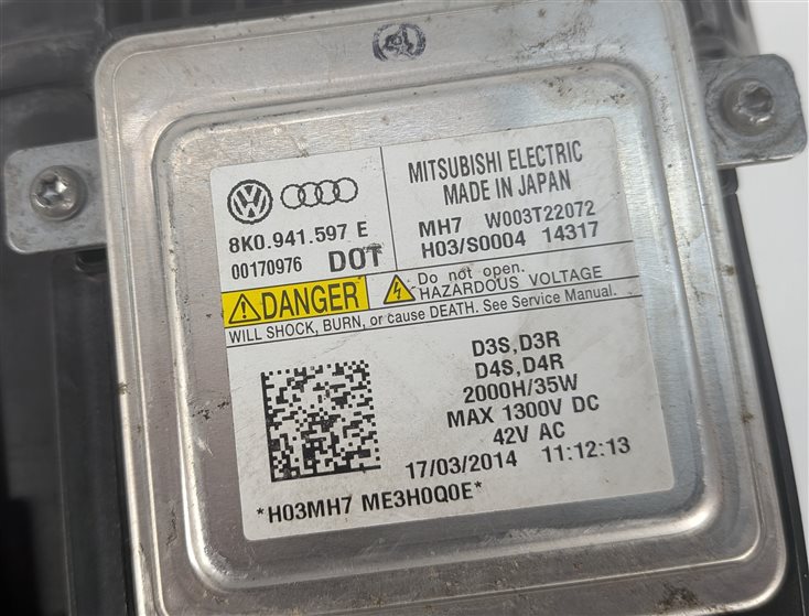 Thumbnail 9: 2015 AUDI Q3 (8U) FRONT LEFT DRIVER XENON HID HEADLIGHT LIGHT LAMP (NON AFS)