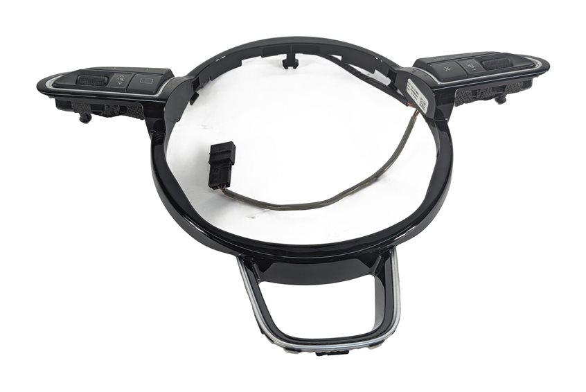 2015 AUDI Q3 8U STEERING WHEEL MULTIFUNCTION SWITCH BUTTON CONTROL TRIM (Black)