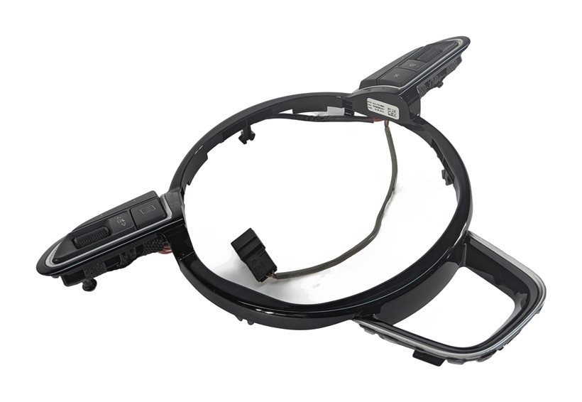Thumbnail 3: 2015 AUDI Q3 8U STEERING WHEEL MULTIFUNCTION SWITCH BUTTON CONTROL TRIM (Black)