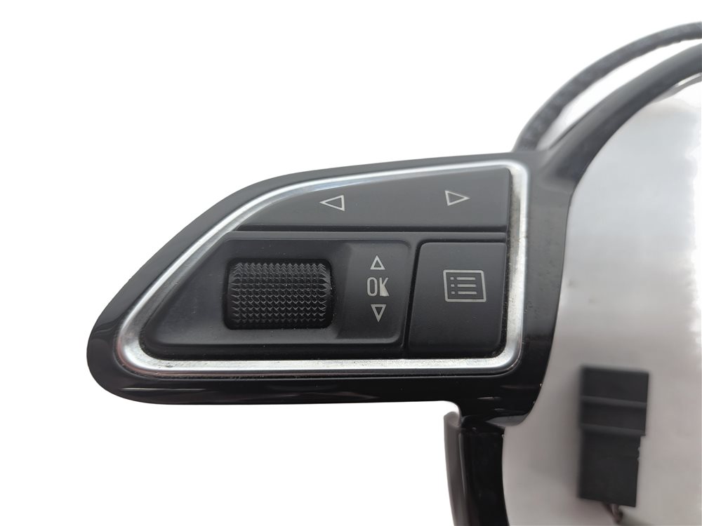 Thumbnail 4: 2015 AUDI Q3 8U STEERING WHEEL MULTIFUNCTION SWITCH BUTTON CONTROL TRIM (Black)