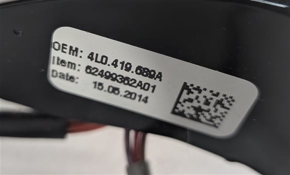 Thumbnail 6: 2015 AUDI Q3 8U STEERING WHEEL MULTIFUNCTION SWITCH BUTTON CONTROL TRIM (Black)