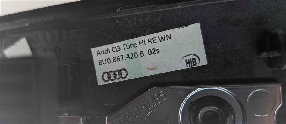Thumbnail 16: 2015 AUDI Q3 (8U) INTERIOR DOOR DASH CENTER CONSOLE TRIM PANEL SET/6 (Walnut)
