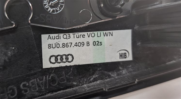 Thumbnail 24: 2015 AUDI Q3 (8U) INTERIOR DOOR DASH CENTER CONSOLE TRIM PANEL SET/6 (Walnut)