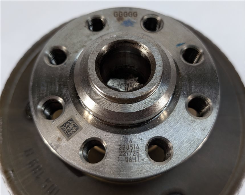 Thumbnail 4: 2015 AUDI Q3 (8U) 2.0L (CCTA) ENGINE MOTOR CRANKSHAFT CRANK SHAFT 050105189B