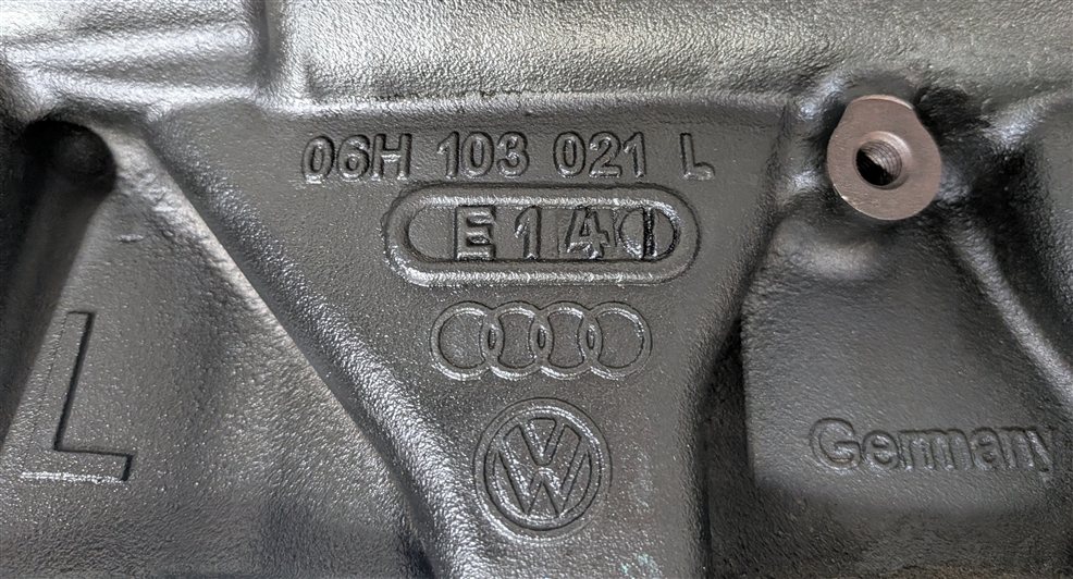 Thumbnail 12: 2014-2018 AUDI Q3 (8U) VW CC EOS TIGUAN 2.0L TURBO ENGINE CYLINDER BLOCK BARE
