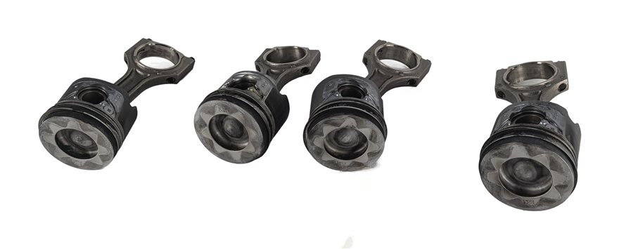 14-18 BMW 328 X3 (F30 F25) 2.0L TURBO DIESEL ENGINE PISTON & CONNECTING ROD SET4