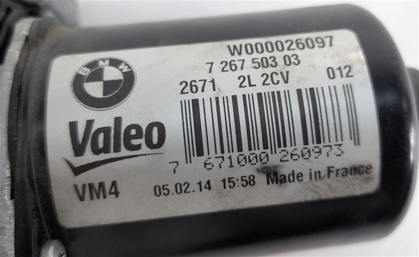 Thumbnail 9: 2012-2019 BMW M3 M4 3 4 SERIES (F30 F32) FRONT WINDSHIELD WIPER MOTOR