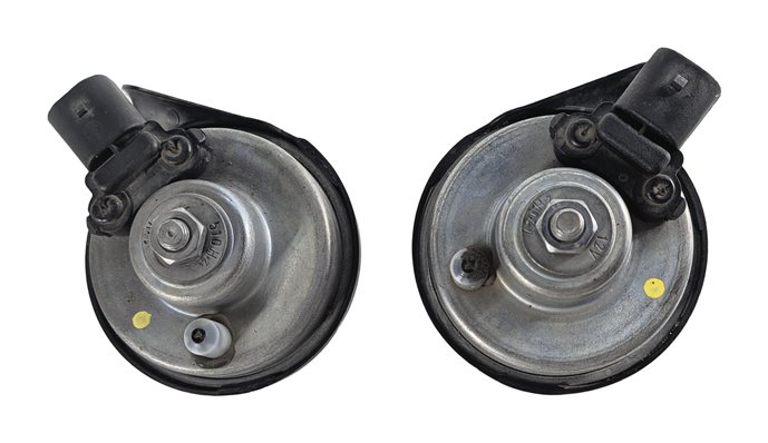 Thumbnail 2: 13-17 BMW 2 3 4 SERIES (F22 F30 F32 F34) HIGH & LOW TONE SAFETY HORN SET-2
