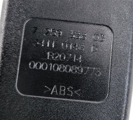 Thumbnail 8: 12-19 BMW 2 3 4 M3 (F22 F32 F33 F34 F36) FRONT RIGHT PASSENGER SEATBELT RECEIVER