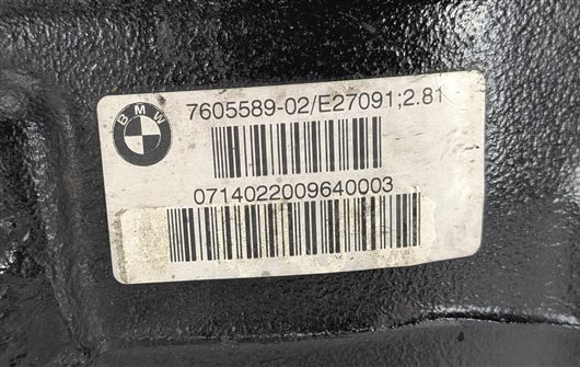 Thumbnail 8: 2014-2019 BMW 2 3 4 SERIES (F22 F30 F32) REAR DIFFERENTIAL GEAR CARRIER (2.81)