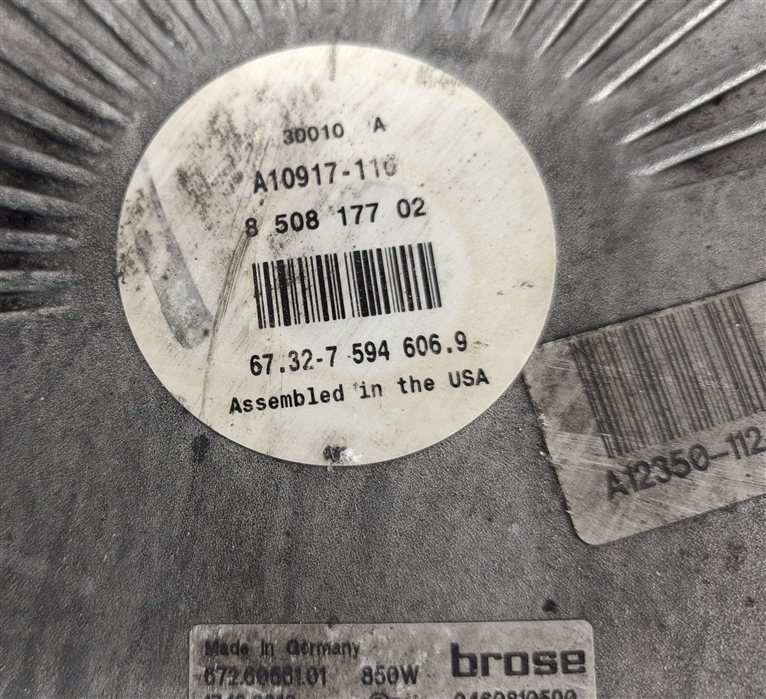 Thumbnail 4: 13-17 BMW 228i 235i M2 328i 335i 428i 435i (F22 F30 F32) RADIATOR COOLING FAN