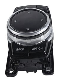 Thumbnail 1: 12-20 BMW 2 3 4 SERIES (F22 F30 F32 F34) STEREO NAVIGATION i-DRIVE SWITCH KNOB