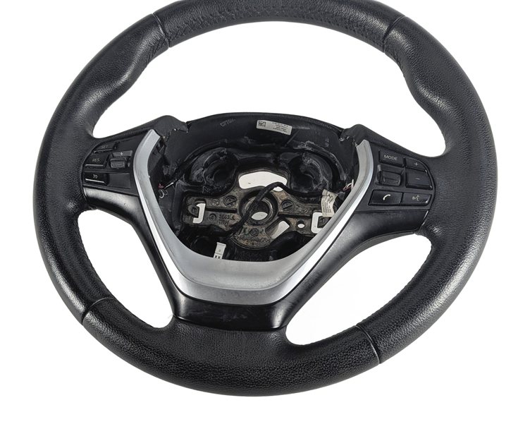12-18 BMW 3 4 SERIES F30 F32 SPORT LEATHER STEERING WHEEL (Black)