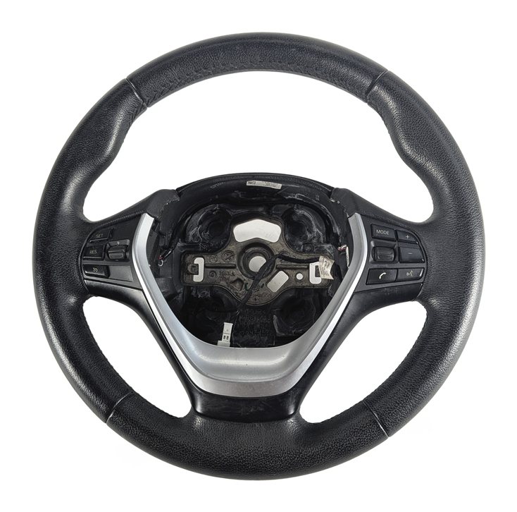 Thumbnail 2: 12-18 BMW 3 4 SERIES F30 F32 SPORT LEATHER STEERING WHEEL (Black)