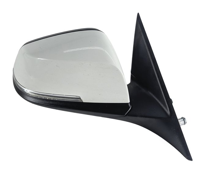Thumbnail 4: 13-19 BMW 3-SERIES (F30 F31) RIGHT P-FOLD HEAT AUTODIM DOOR MIRROR (White)