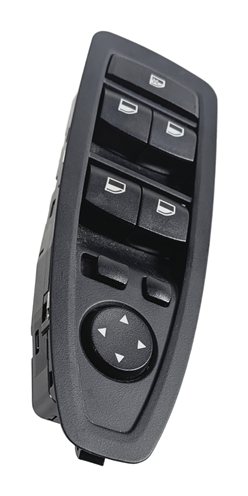 Thumbnail 3: 2012-2019 BMW 3 4 M3 X3 X4 SERIES FRONT LEFT DRIVER WINDOW SWITCH P-FOLD (BLACK)
