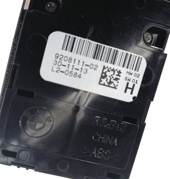 Thumbnail 7: 2012-2019 BMW 3 4 M3 X3 X4 SERIES FRONT LEFT DRIVER WINDOW SWITCH P-FOLD (BLACK)