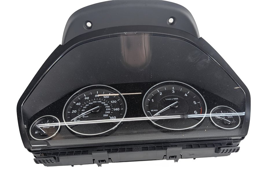 Thumbnail 8: 2014-2018 BMW 328i (F30) DIESEL SPEEDOMETER BODY ENGINE CONTROL MODULE & KEY SET