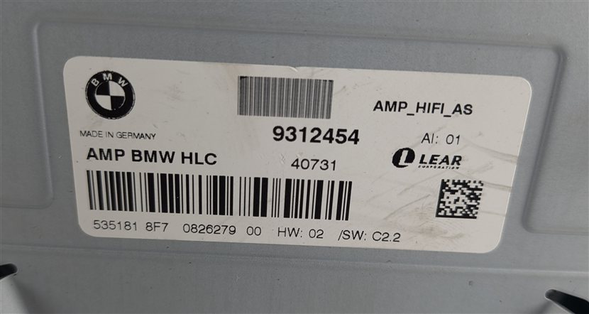 Thumbnail 6: 2012-2015 BMW 320i 328i 335i M3 (F30) SEDAN RADIO STEREO AUDIO AMP AMPLIFIER