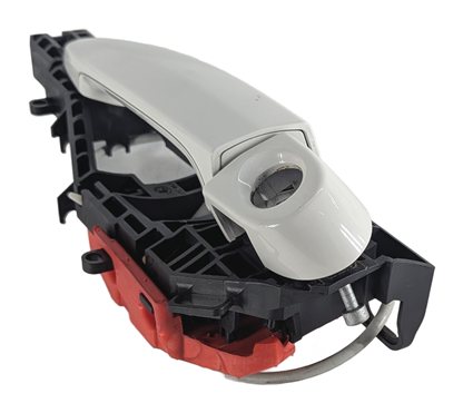 Thumbnail 4: 12-19 BMW 328i 330i 335i 340i M3 (F30) LEFT FRONT COMFORT DOOR HANDLE (White)