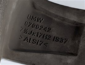Thumbnail 4: 12-19 BMW 328i 330i 335i 430i 435i (F30 F31 F32 F33) 17x7.5  5-SPOKE WHEEL RIM