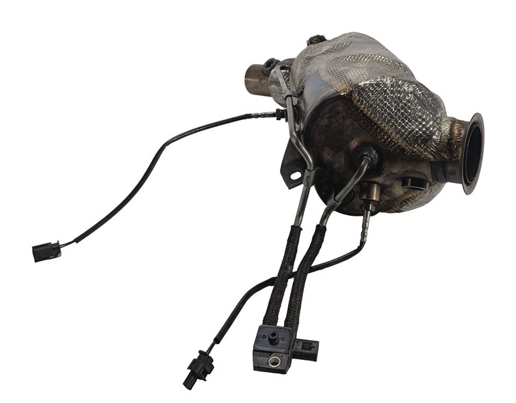 Thumbnail 3: 2014 BMW 328D F30 2.0L DIESEL N47T DPF PARTICULATE FILTER w/FLEX PIPE SENSOR