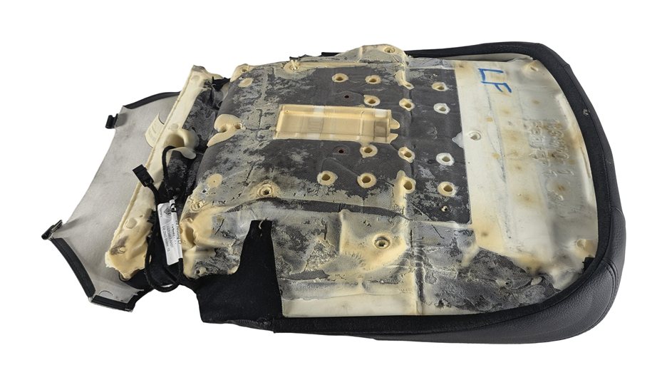 Thumbnail 6: 14 BMW 328D F30 FRONT LEFT DRIVER HEATED LEATHER SEAT BOTTOM CUSHION (Black)