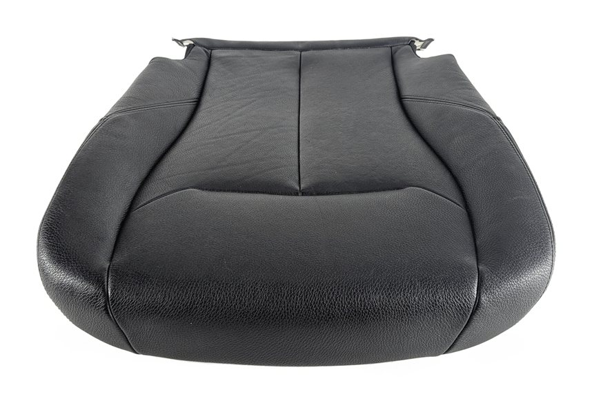 14 BMW 328D F30 FRONT RIGHT PASSENGER HEATED LEATHER SEAT BOTTOM CUSHION (Black)