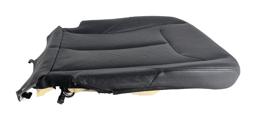 Thumbnail 4: 14 BMW 328D F30 FRONT RIGHT PASSENGER HEATED LEATHER SEAT BOTTOM CUSHION (Black)