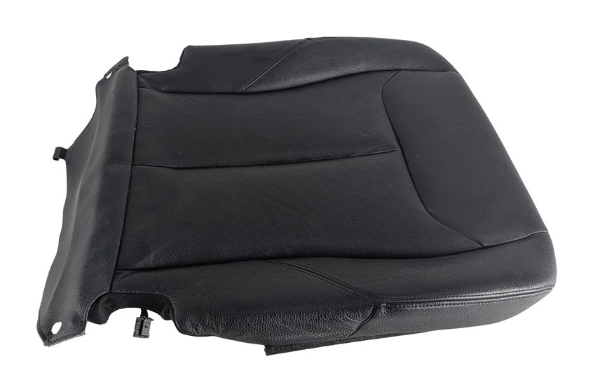 Thumbnail 5: 14 BMW 328D F30 FRONT RIGHT PASSENGER HEATED LEATHER SEAT BOTTOM CUSHION (Black)
