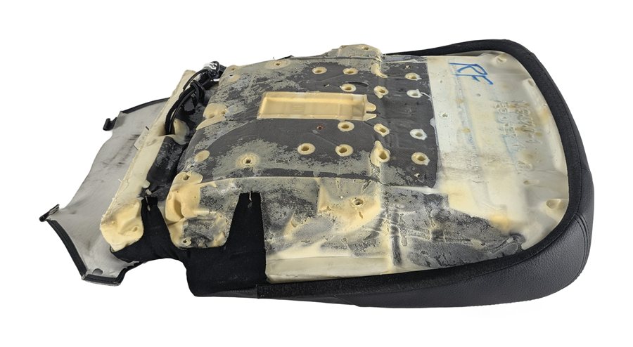 Thumbnail 6: 14 BMW 328D F30 FRONT RIGHT PASSENGER HEATED LEATHER SEAT BOTTOM CUSHION (Black)